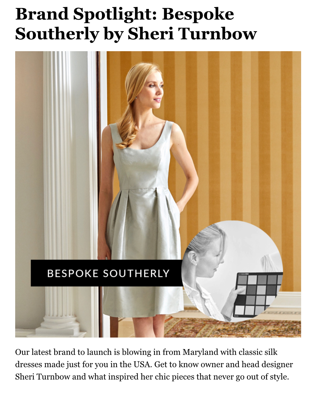 Brand Spotlight: Bespoke Southerly by Sheri Turnbow