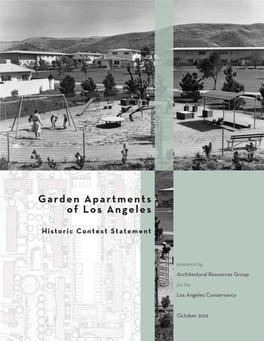 Garden Apartments of Los Angeles: Historic Context Statement