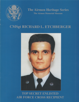 Cmsgt RICHARD L. ETCHBERGBR