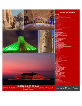 Unesco Sights of Iran