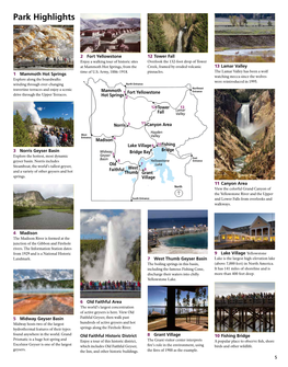 Highlights of Yellowstone National