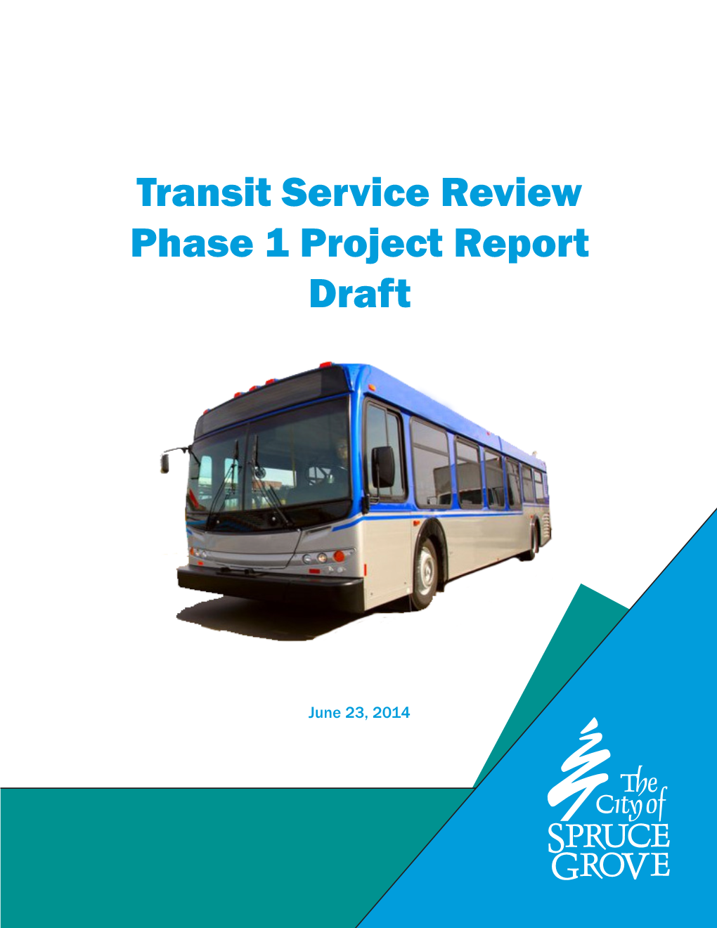 Transit Service Review Phase 1 Project Report Draft