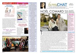 Home Chat Is the Newsletter WHAT’S ON? See and for More
