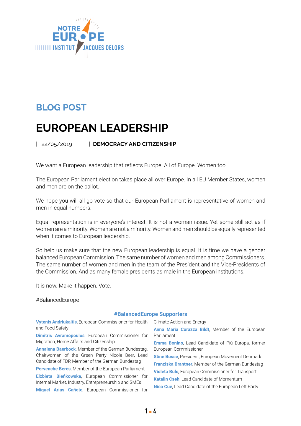 European Leadership