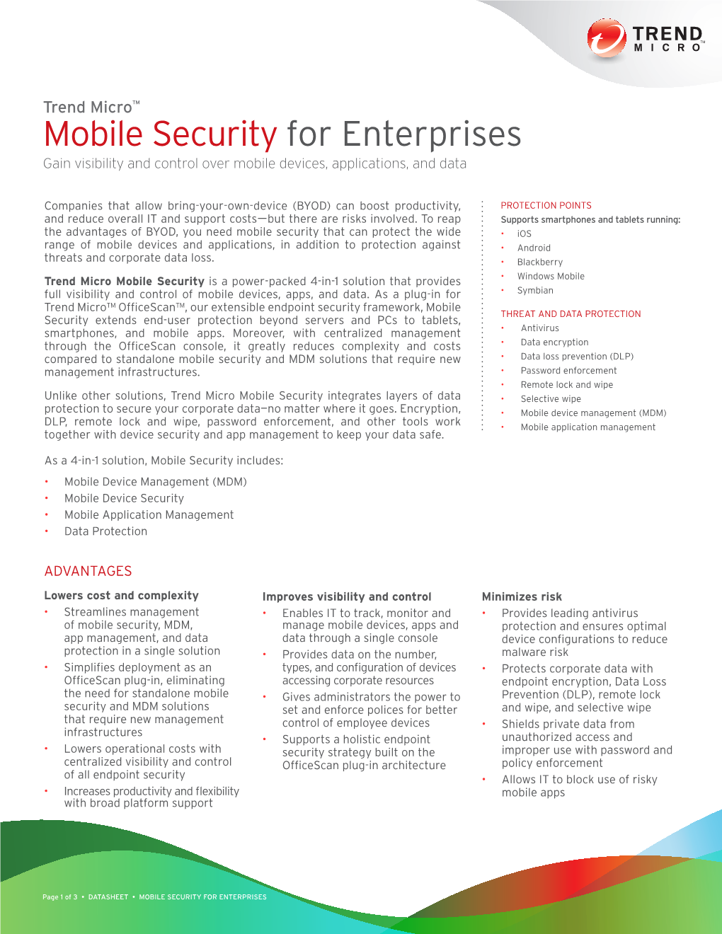 Mobile Security and Mobile Device Management (MDM)
