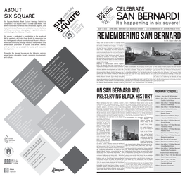 Celebrate San Bernard Program-V4.Indd