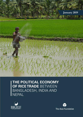 The Political Economy of Rice Trade Between Bangladesh, India and Nepal