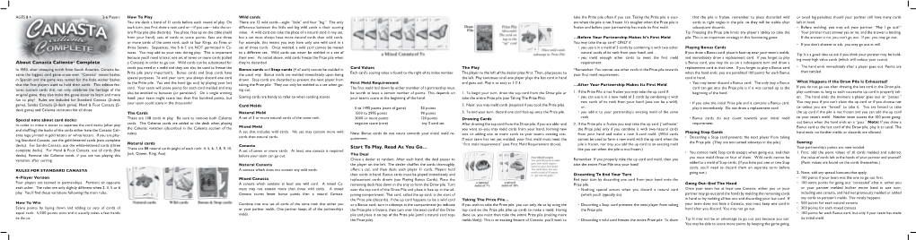 About Canasta Caliente® Complete Start to Play. Read As You