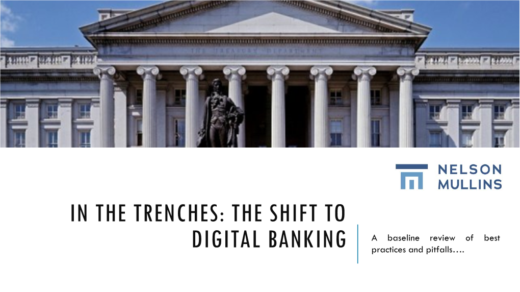The Shift to Digital Banking