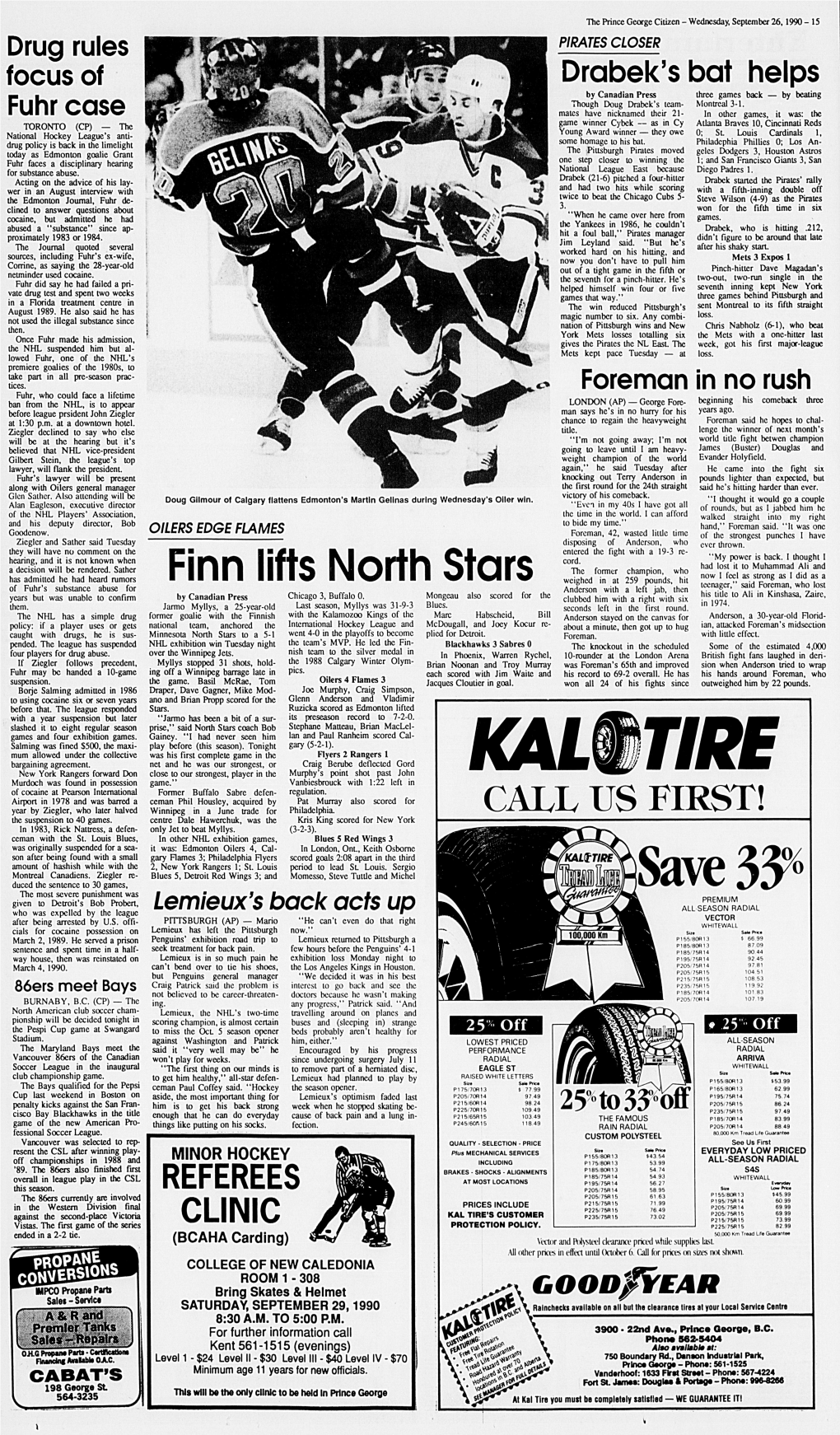 Finn Lifts North Stars