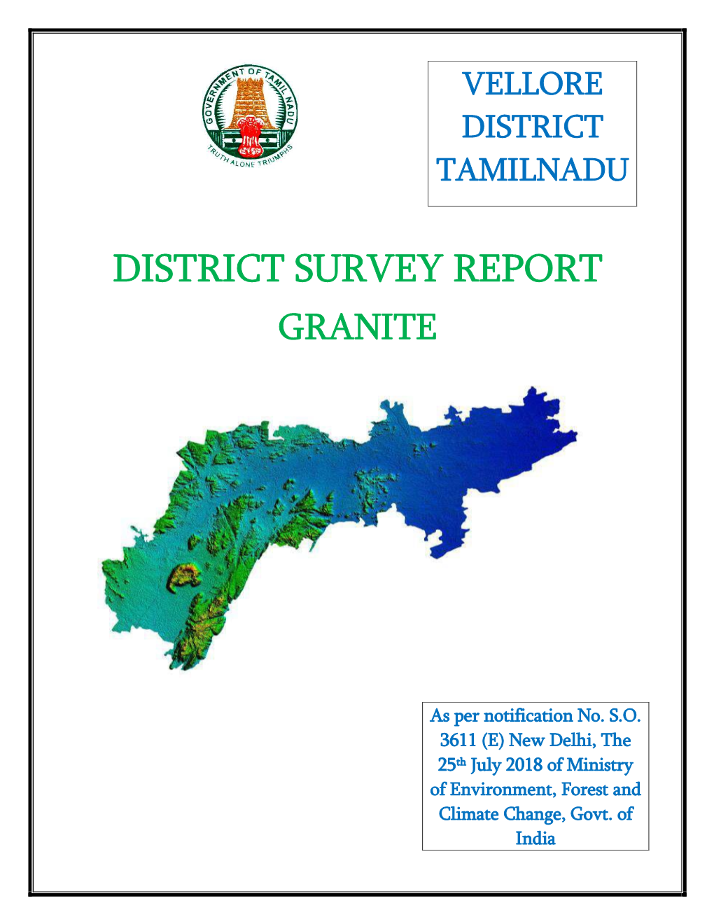 District Survey Report Granite