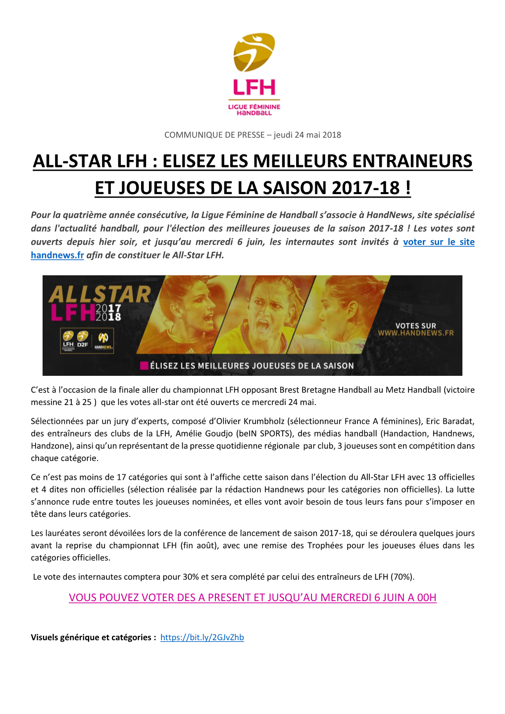 All-Star Lfh : Elisez Les Meilleurs Entraineurs Et Joueuses De La Saison 2017-18 !