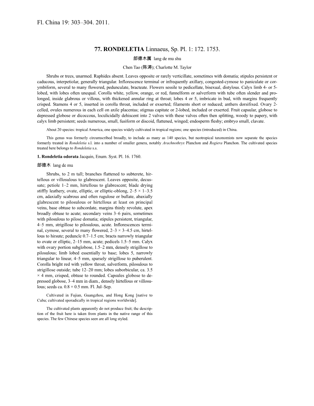 Rondeletia (PDF)