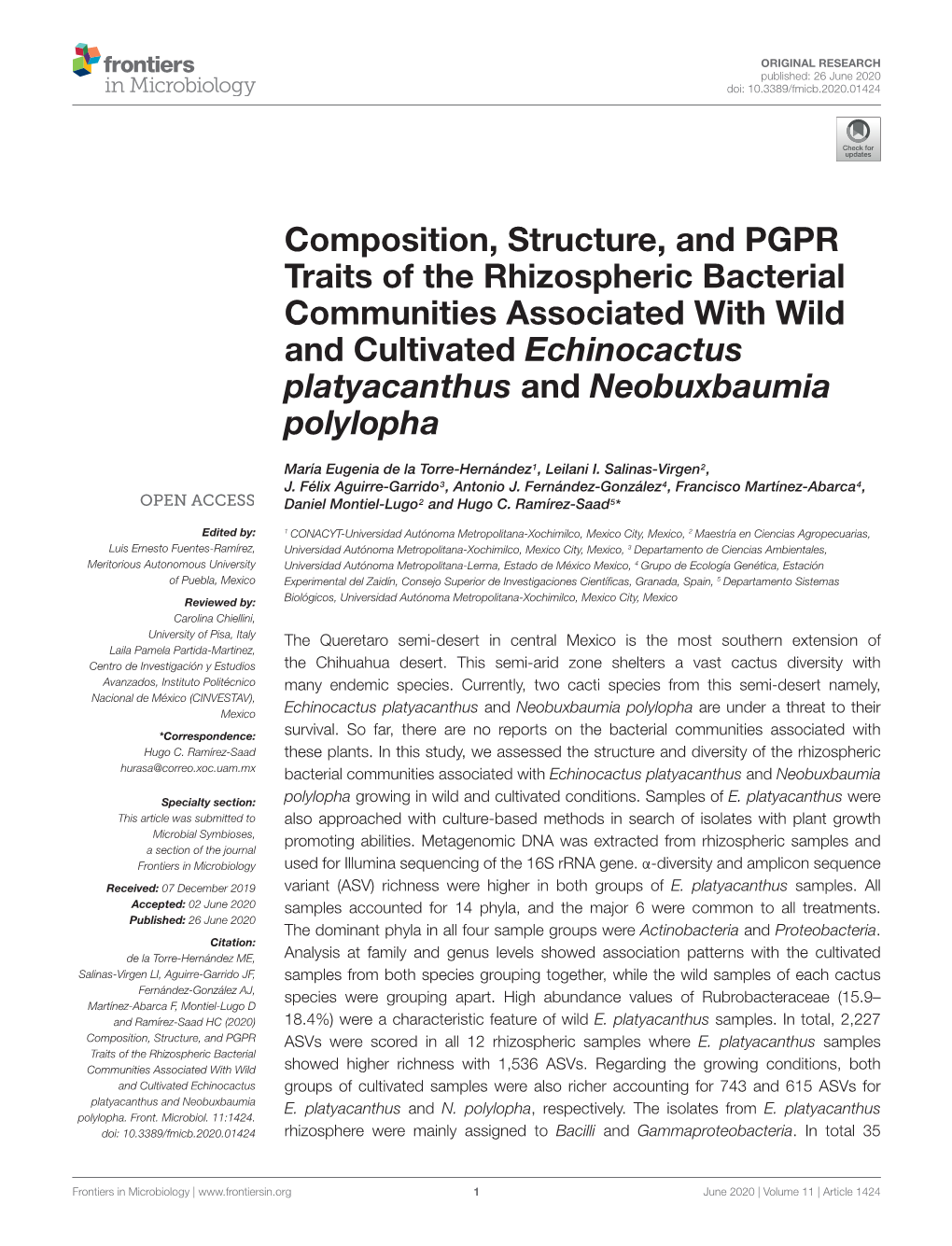 Composition, Structure, and PGPR Traits of the Rhizospheric Bacterial
