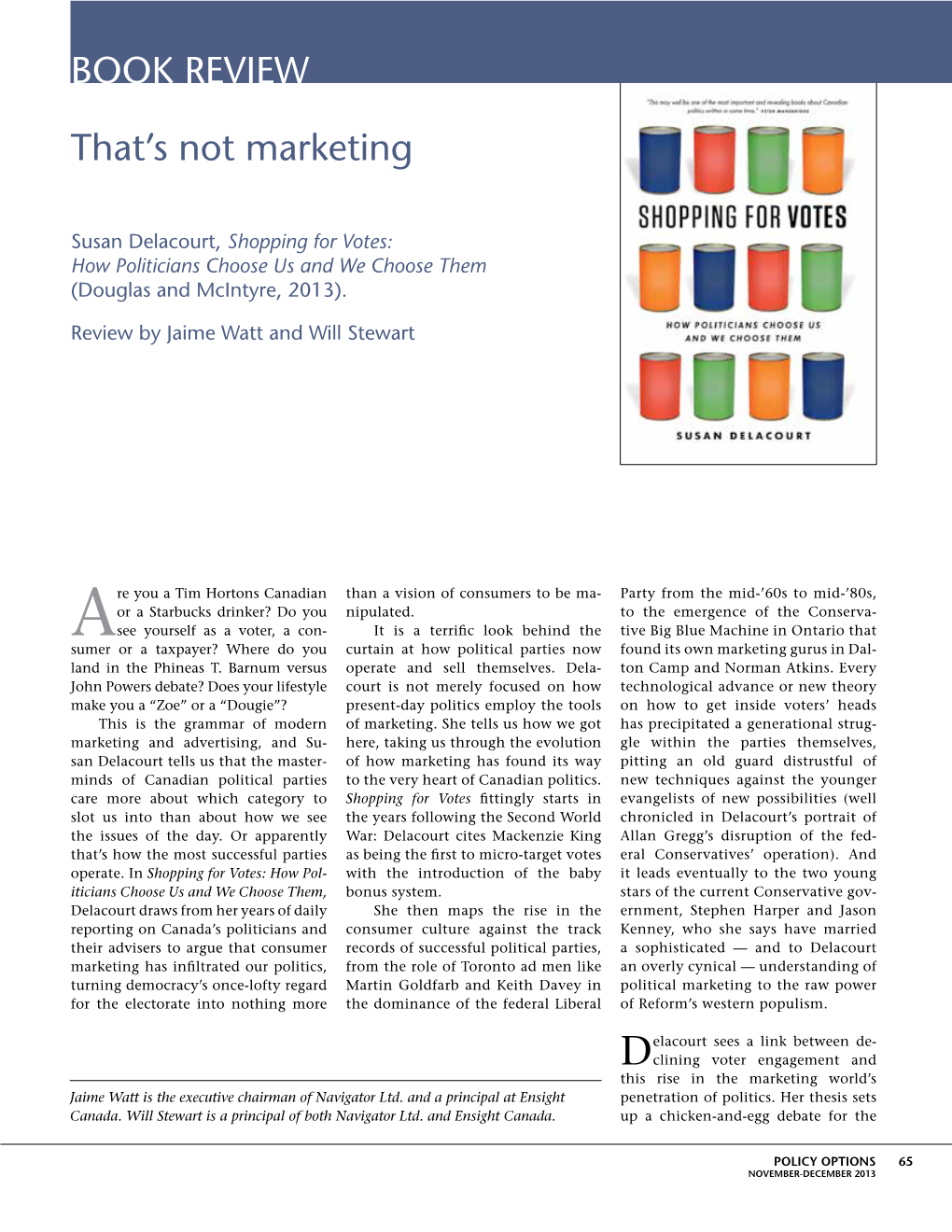 BOOK REVIEW That's Not Marketing