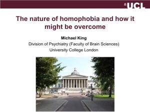 Homophobia – a Global Phenomenon