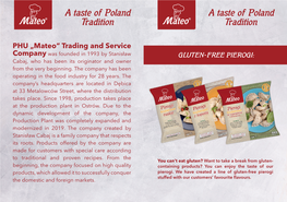 A Taste of Poland Tradition a Taste of Poland Tradition
