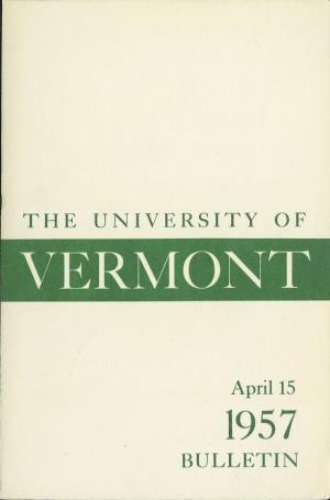 1956-1957 Undergraduate Catalogue