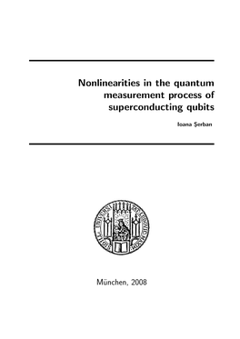 Nonlinearities in the Quantum Measurement Process of Superconducting Qubits
