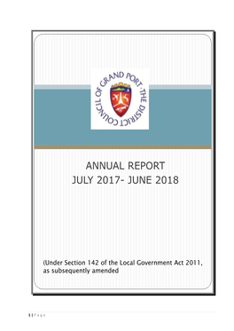 Annual Report July 2017- June 2018