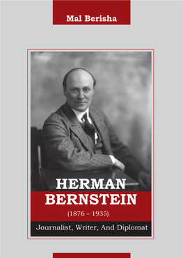 Herman Bernstein (1876 – 1935)