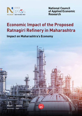 Economic Impact of the Proposed Ratnagiri Refinery in Maharashtra Impact on Maharashtra’S Economy