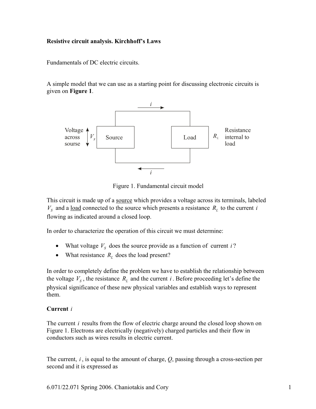 Introduction To Resistive Circuit Analysis Docslib