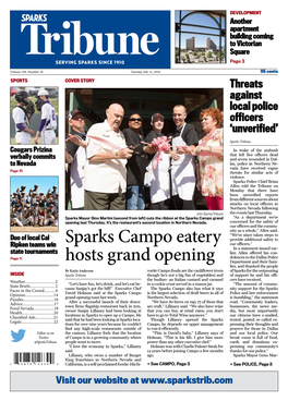 Sparks Campo Eatery Hosts Grand Opening