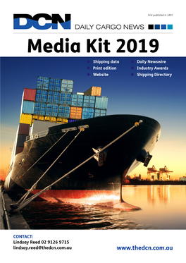 Media Kit 2019  Shipping Data  Daily Newswire  Print Edition  Industry Awards  Website  Shipping Directory