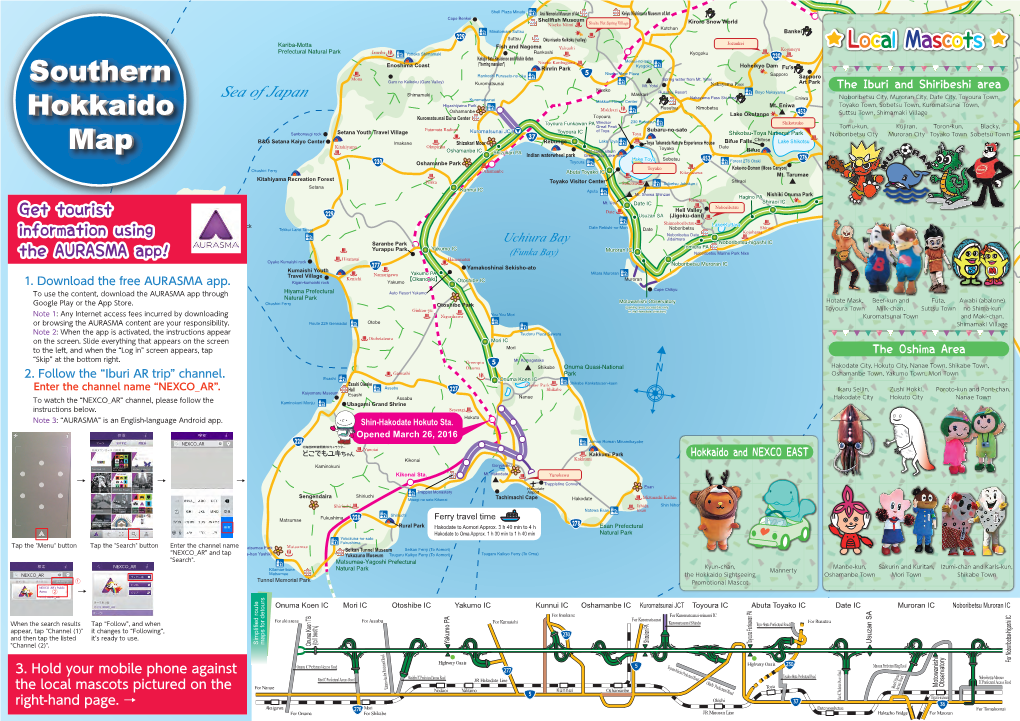 Southern Hokkaido, Is About Informationferry Travel Time Using 50 Km Across