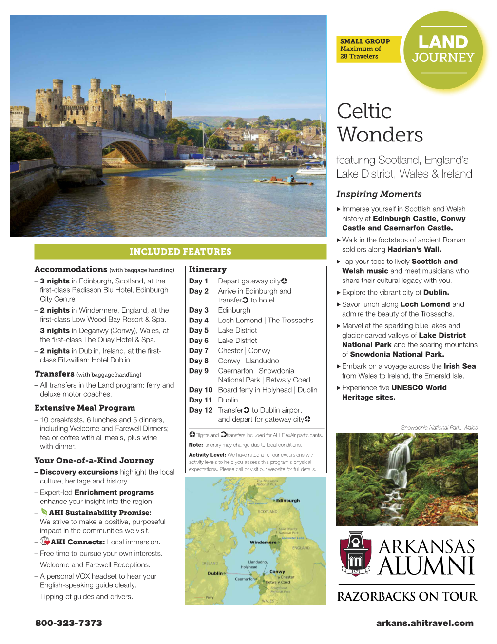 Celtic Wonders Featuring Scotland, England’S Lake District, Wales & Ireland