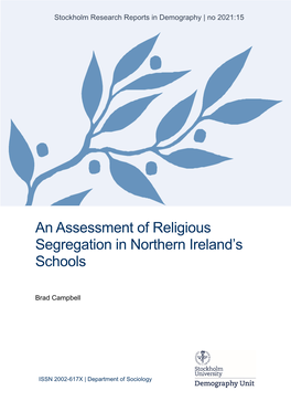 An Assessment of Religious Segregation in Northern Ireland's Schools
