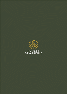Forest Brasserie Menu.Pdf