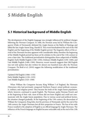5 Middle English