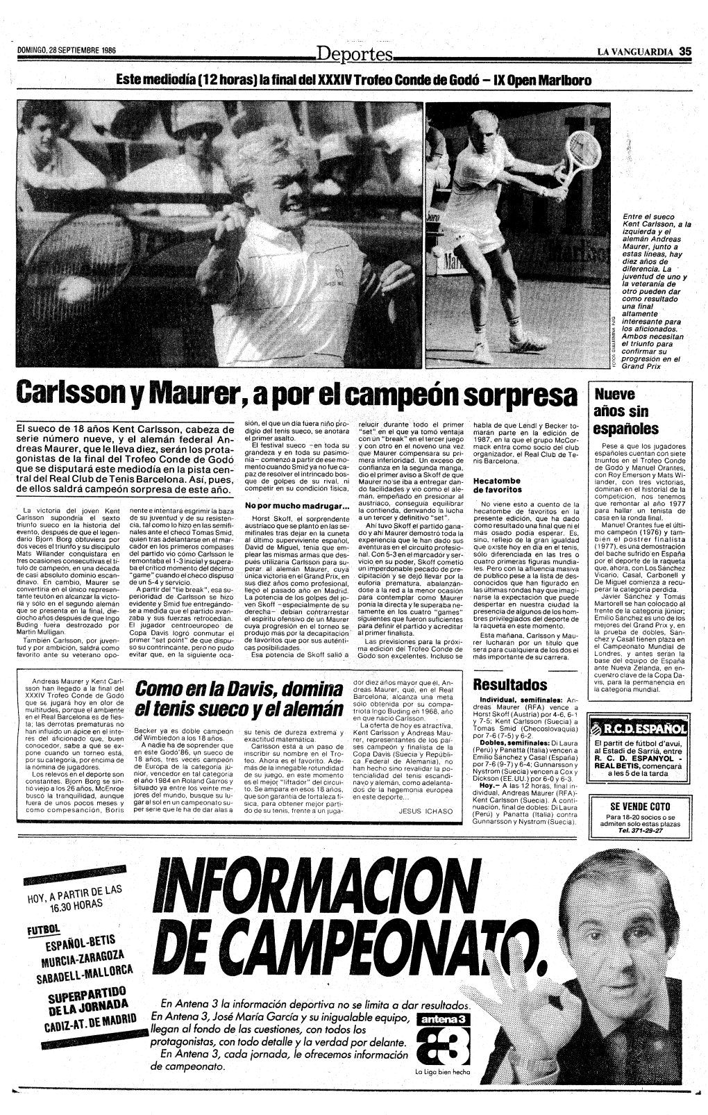 1986 La Vanguardia 28 Septiembre