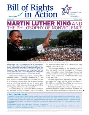 MARTIN LUTHER KING and the PHILOSOPHY of NONVIOLENCE Wikimedia Commons Wikimedia