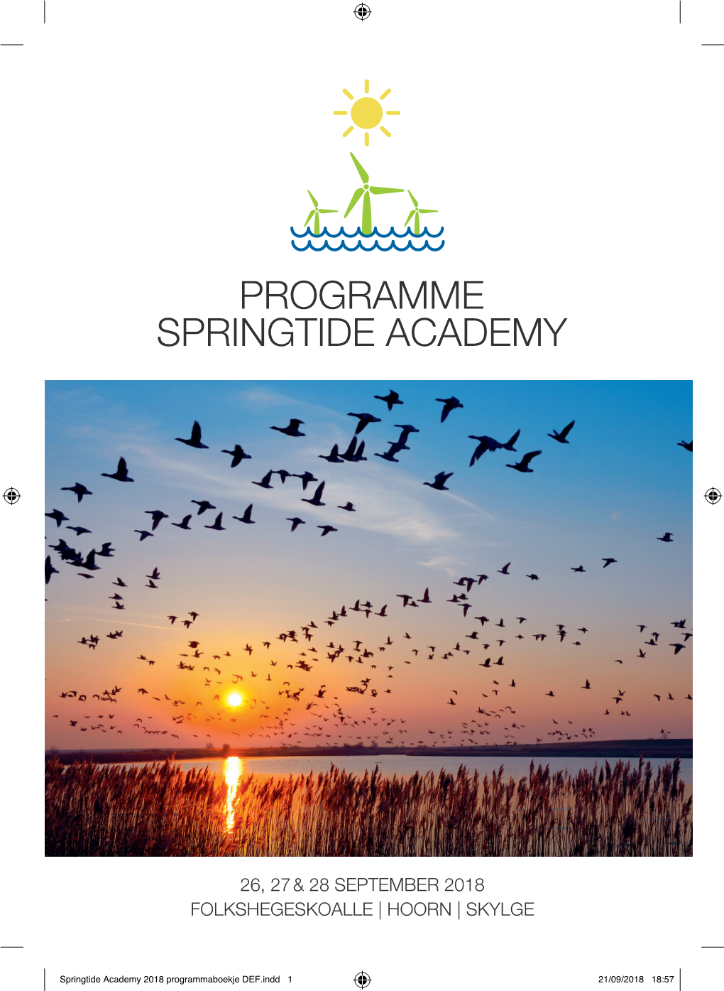 Springtide Academy 2018 Programmaboekje DEF.Indd 1 21/09/2018 18:57 LOCATIONS