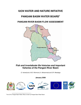 Iucn Water and Nature Initiative Pangani Basin Water Board