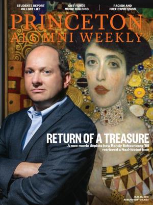 RETURN of a TREASURE a New Movie Depicts How Randy Schoenberg ’88 Retrieved a Nazi-Looted Icon