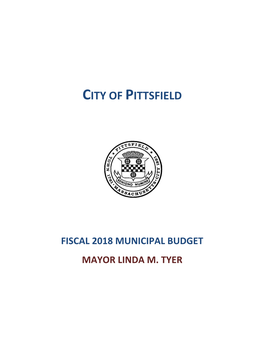 Fiscal 2018 Municipal Budget