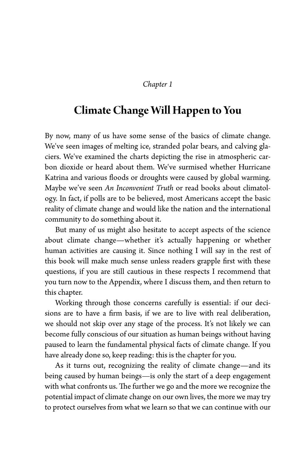 Climate Change Will Happen to You