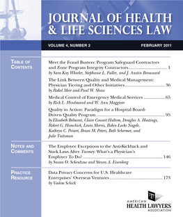 JOURNAL of Health & Life Sciences
