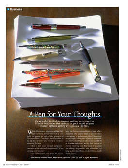 A Pen for Your Thoughts