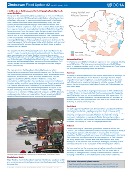 Zimbabwe: Flood Update #2 (As of 23 January 2013)