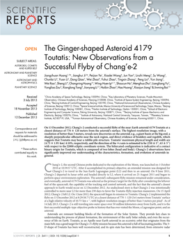 The Ginger-Shaped Asteroid 4179 Toutatis: New in Asteroids III (Eds
