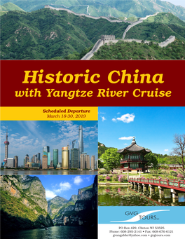 Historic China with Yangtze River Cruise