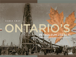 Ontario's Petroleum Legacy. Birth of an Industry