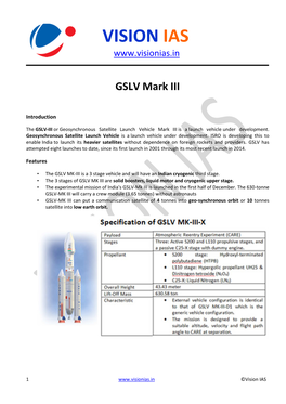 GSLV Mark III