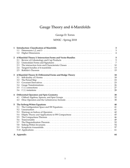 Gauge Theory and 4-Manifolds