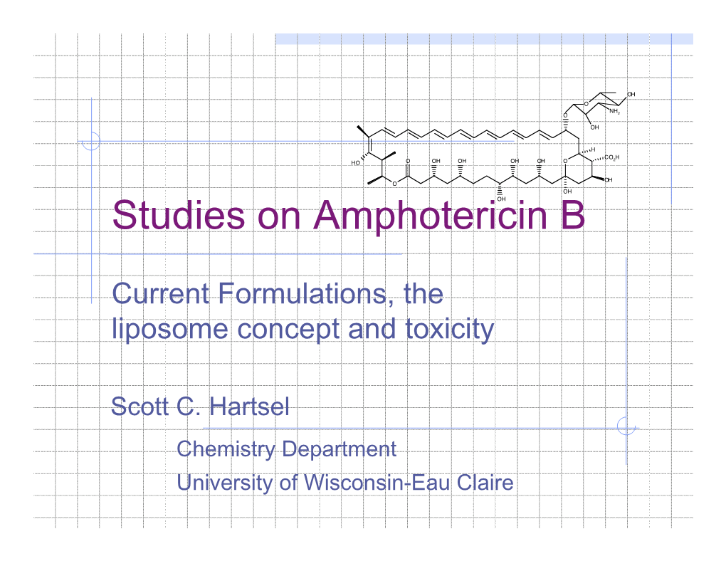 Studies on Amphotericin B